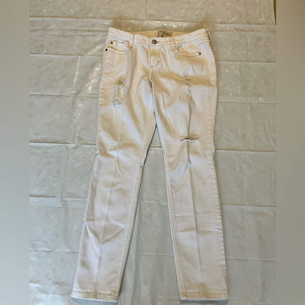 True Freedom Skinny Leg Sz 13 Junior’s White Jean